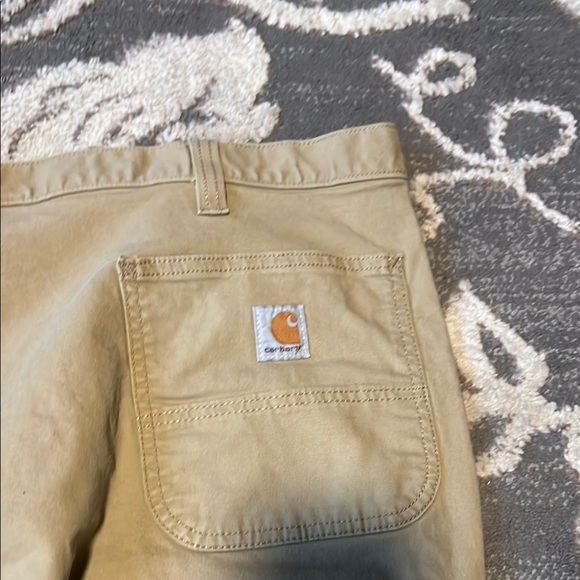 Carhartt Men's Tan Work Pants size 44x30 - Picture 4 of 5